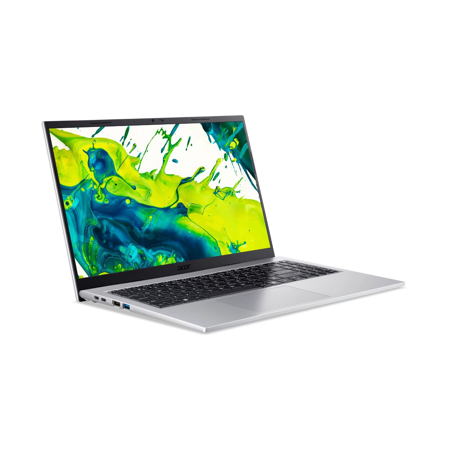 NX.JRREB.01H - Port�til Acer Aspire Go 15 AG15-72P-5950 Intel Core 5 120U 16Gb 512Gb SSD C�mara Frontal FHD 3xUSB-A 3.0 1xUSB-C 3.1 1xHDMI 2.1 1xRJ45 WiFi 6 Bluetooth 5.1 Ethernet LAN GbE 15.6? LED IPS FHD Copilot+ PC W11H Plata Pura (NX.JRREB.01H)