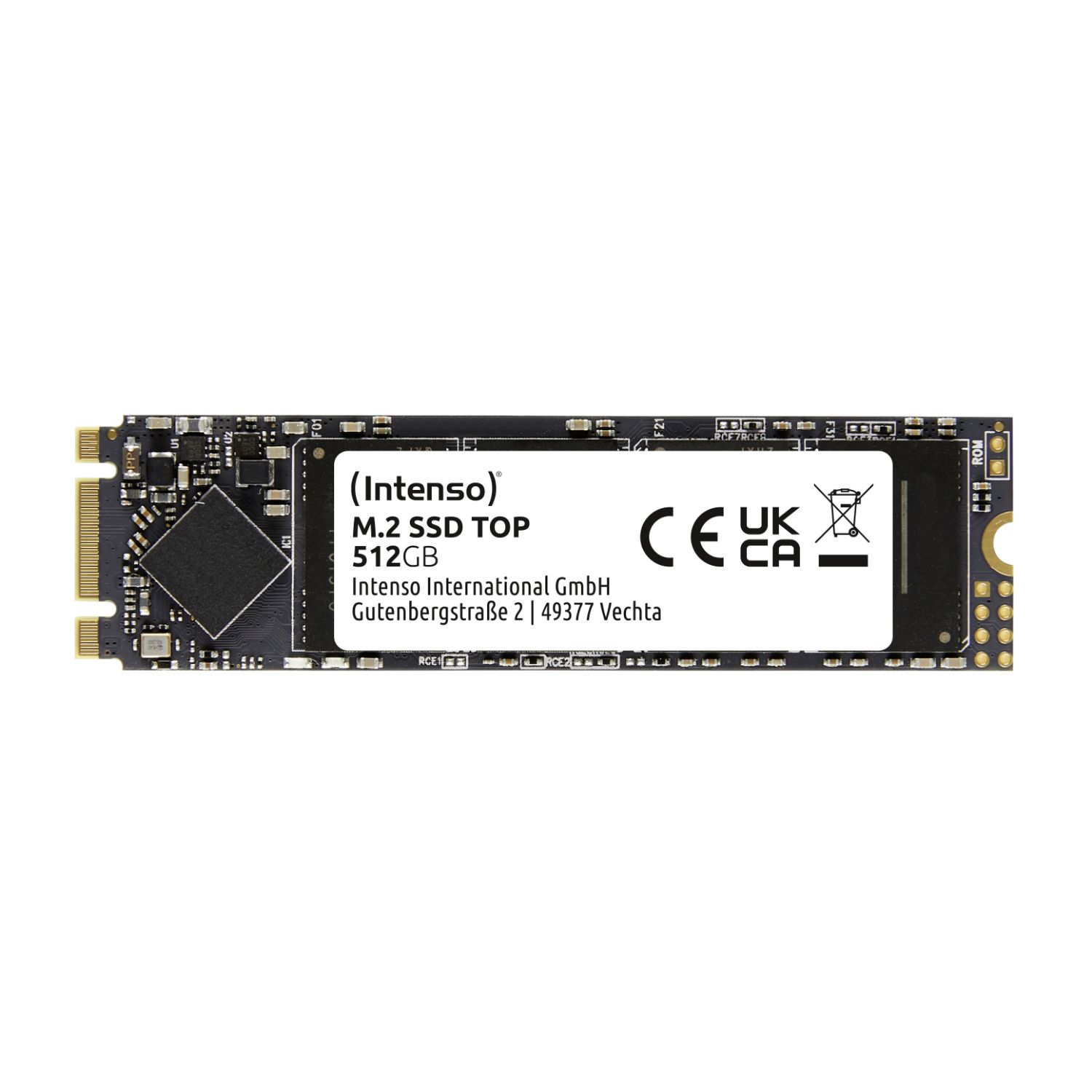 3832450 - Disco SSD Intenso Top 512Gb M.2 2280 SATA3 3D NAND 6 Gbit/s Lectura 550 Mb/s 500 Mb/s PC/Port�til (3832450)