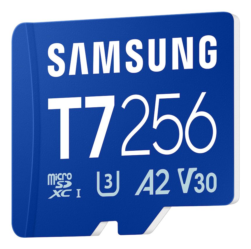 MB-MB256T/WW - Tarjeta Memoria Samsung Micro SDXC T7 256Gb UHS-I Class 3 (U3) V30 Lectura 170 Mb/s Azul (MB-MB256T/WW)