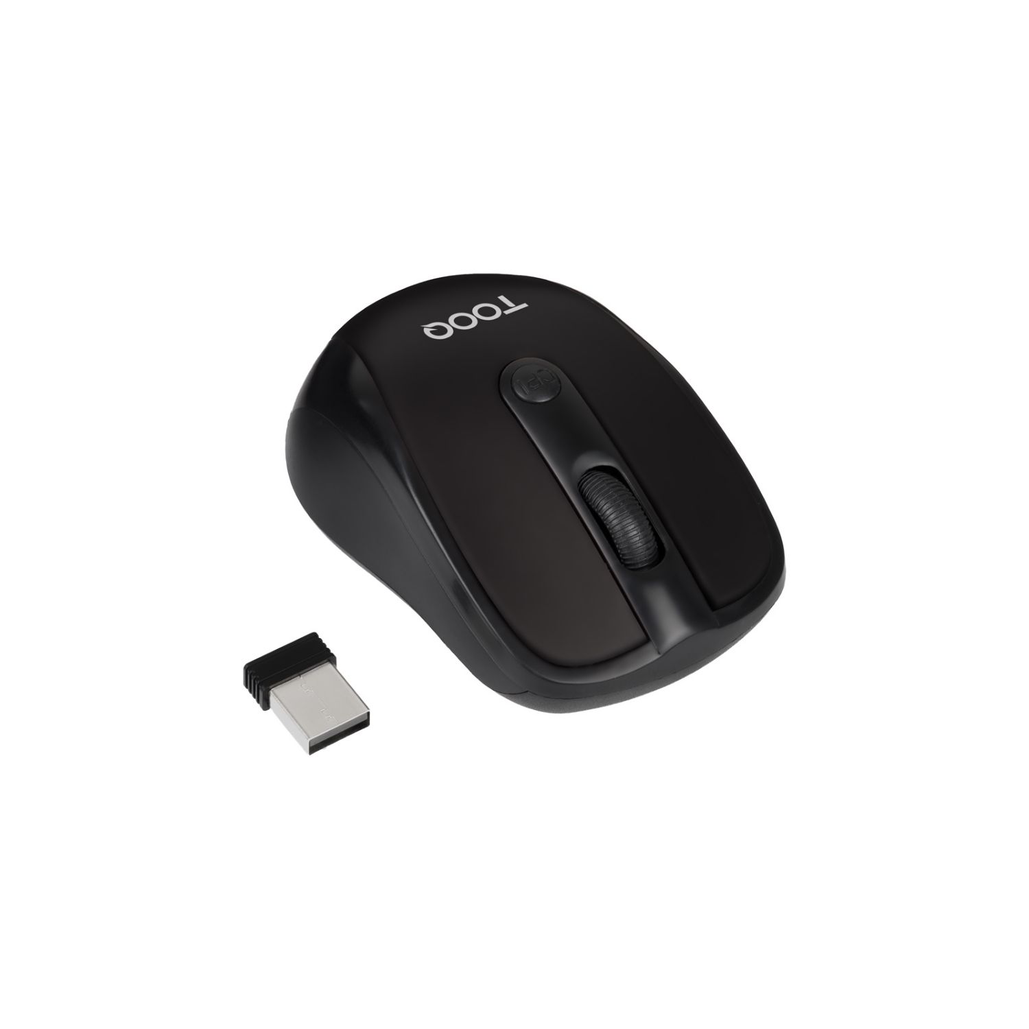 TQMW-1103-B - Rat�n TooQ Ambidextro �ptico RF Wireless 1600dpi 4 Botones Negro (TQMW-1103-B)