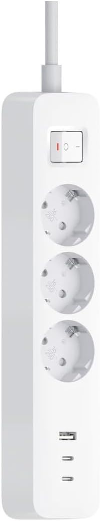 BHR07UKEU - Regleta XIAOMI 20W 3 Tomas 1xUSB-A 2xUSB-C Blanca (BHR07UKEU)
