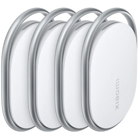 BHR08SKGL - Localizador XIAOMI Tag Bluetooth Pack 4 Blanco/Plata (BHR08SKGL)