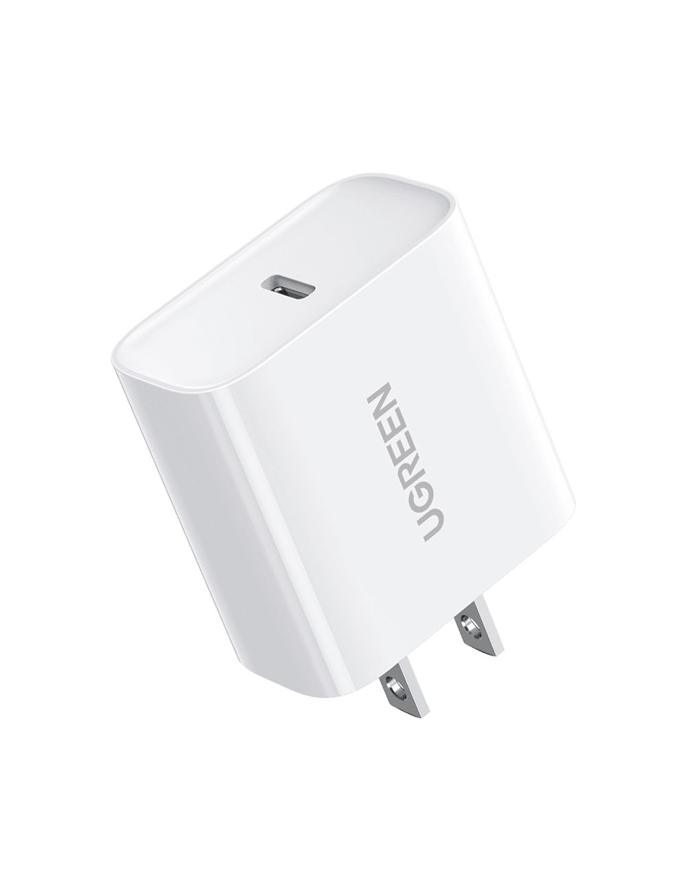 60450 - Cargador de Pared Ugreen PD 3.0/QC 4+ 20W 1xUSB-C Blanco (60450)