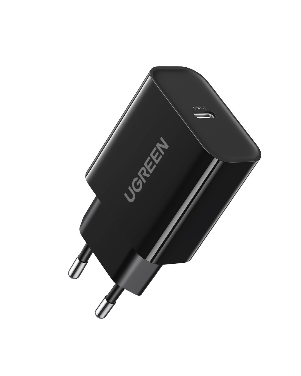 10191 - Cargador de Pared Ugreen QC 20W 1xUSB-C Negro (10191)