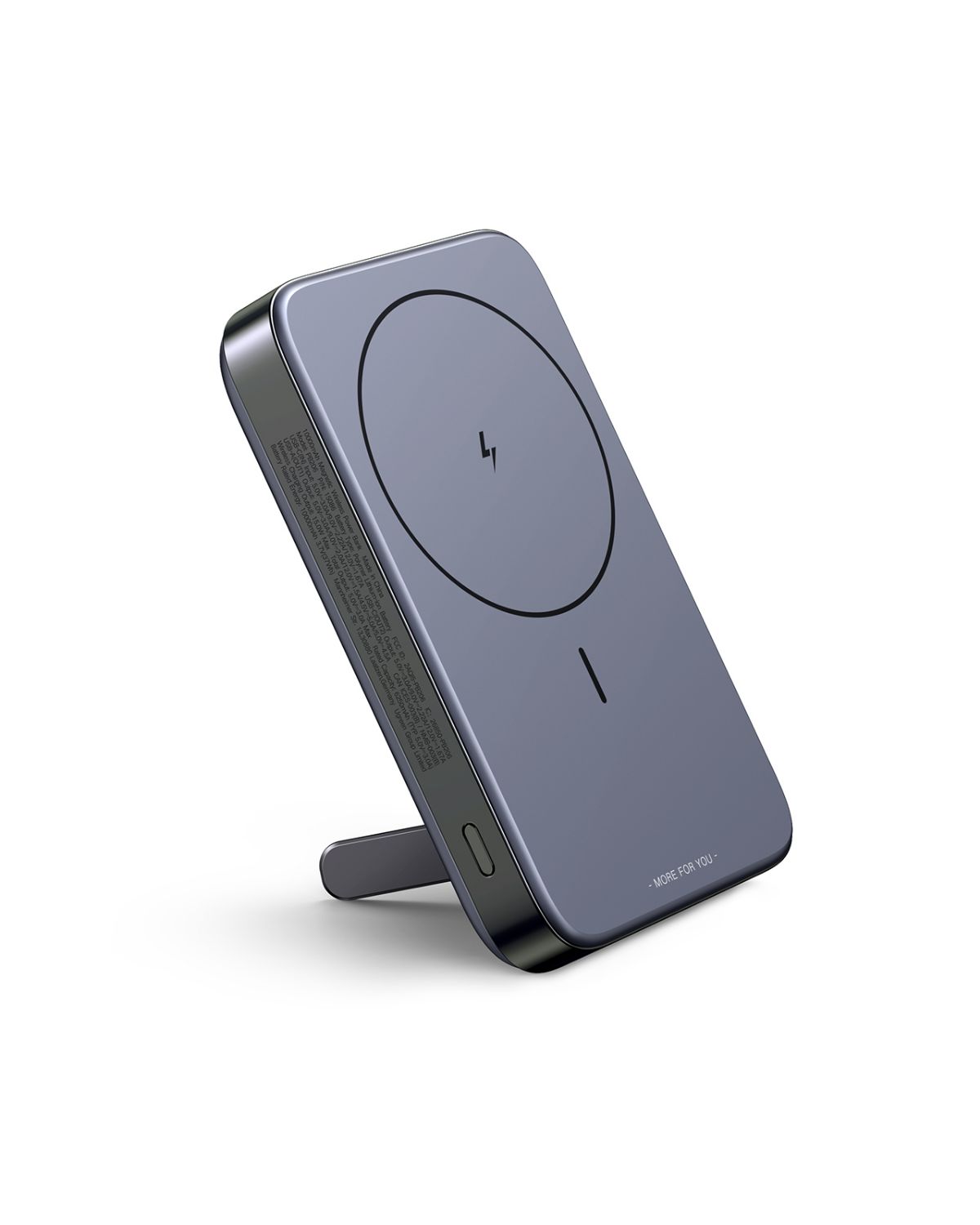 15086 - Mini PowerBank Ugreen 10000mAh PD 20W Inal�mbrico USB-C MagSafe Gris (15086)