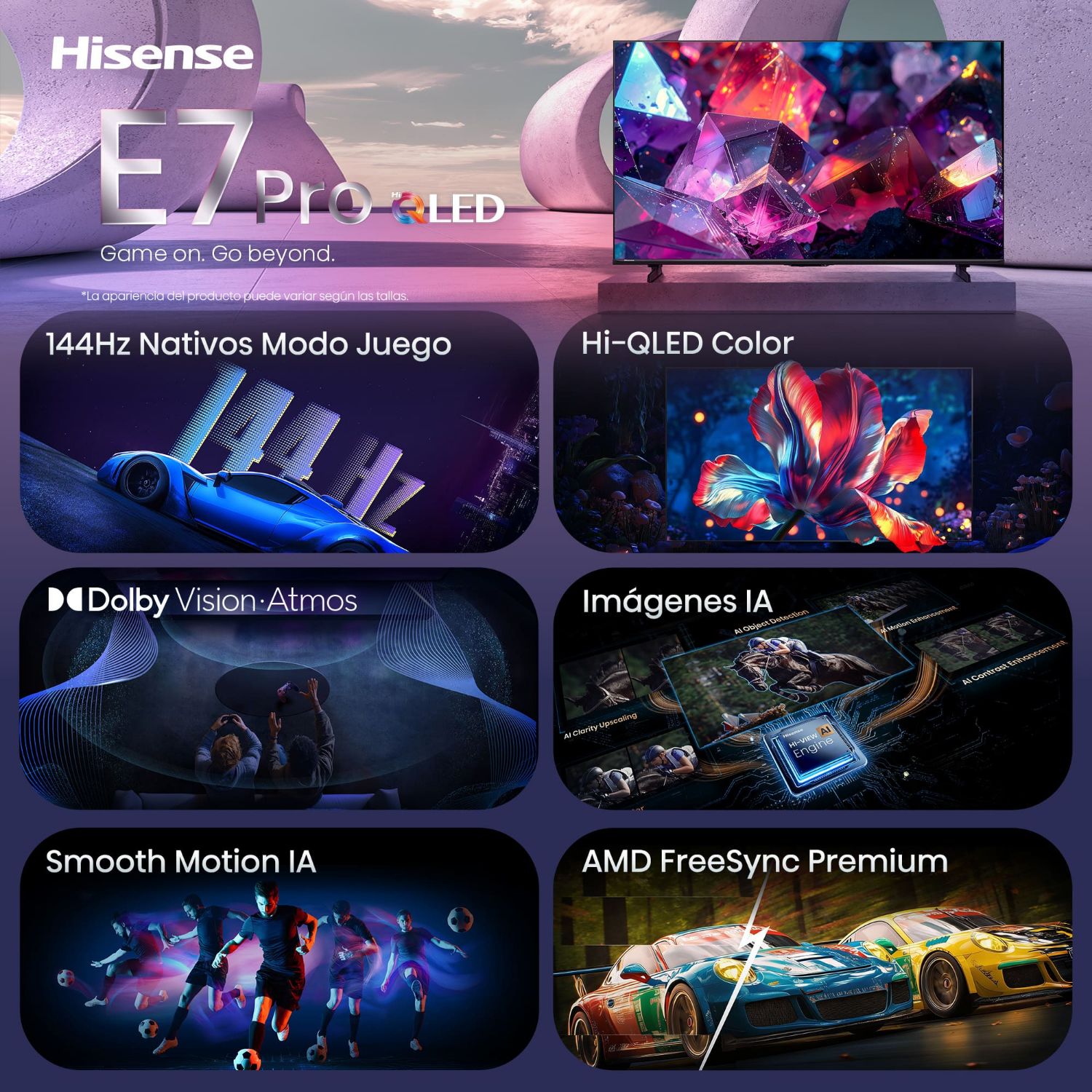 85E7S PRO - Televisor Hisense 85