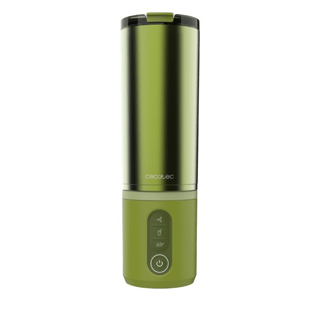 A01_EU01_123293 - Batidora de Vaso CECOTEC Power Titanium Shake2Go Olive Steel 180W 600ml USB-C 3 Programas (A01_EU01_123293)