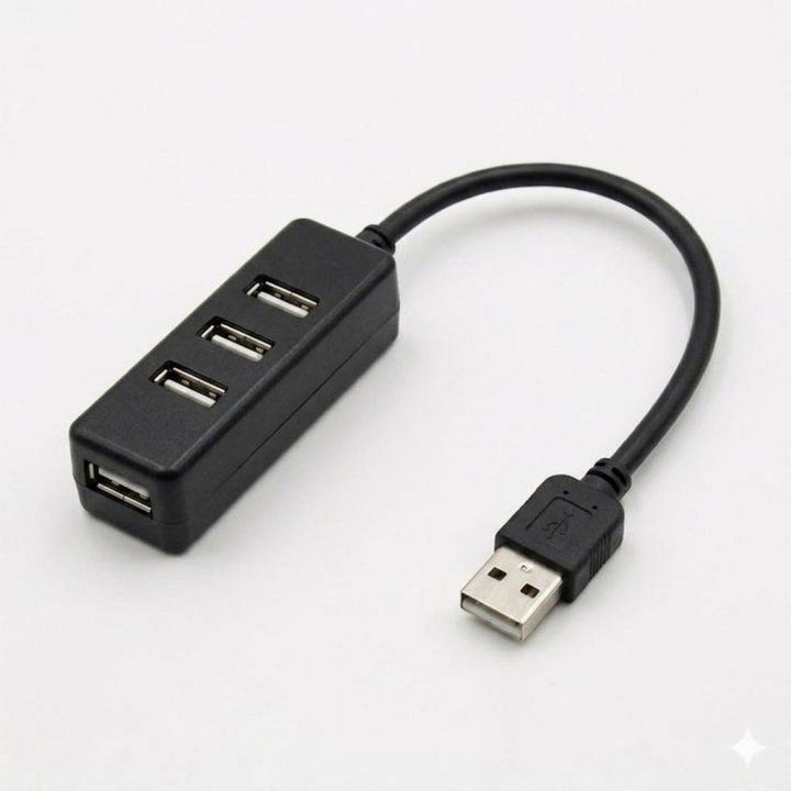 DK-2146V2 - Hub Home Tech USB-A/M a 4xUSB 2.0/H Negro (DK-2146V2)