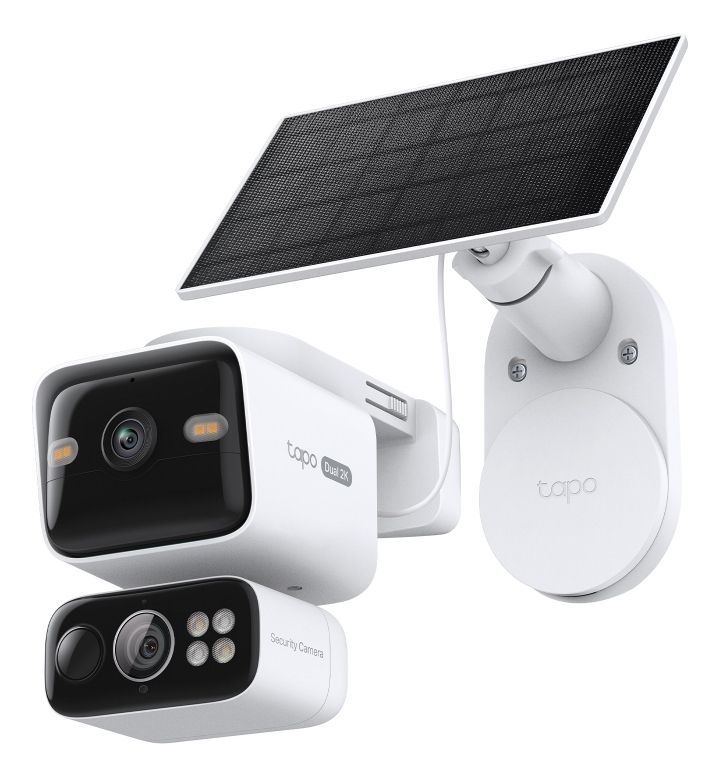 TAPO C645D KIT - C�mara IP TP-Link Tapo C645D 2K Doble Lente WiFi 360� Solar 10000mAh IA Visi�n Nocturna Color IP65 Blanca/Negra (C645D KIT)