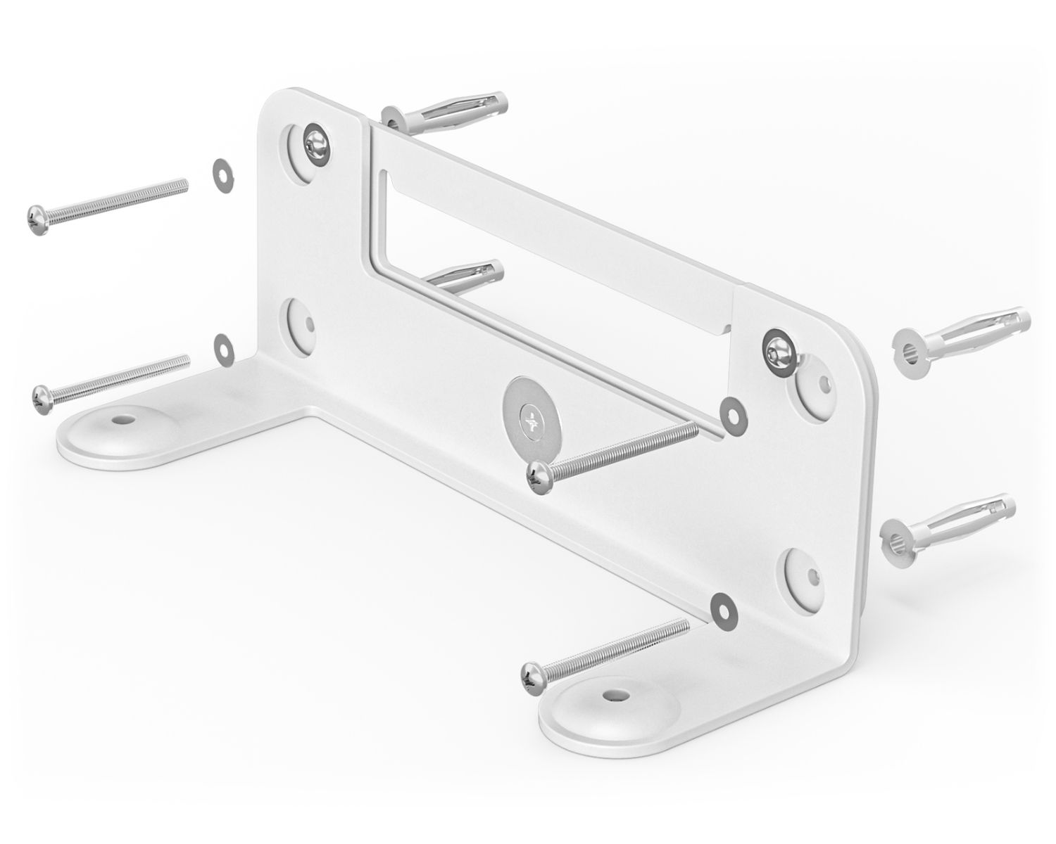952-000044 - Soporte pared Logitech para barras de v�deo,Kit de montaje compatible con VESA para Rally Bar y Rally Bar Mini. Blanco. (952-000044)