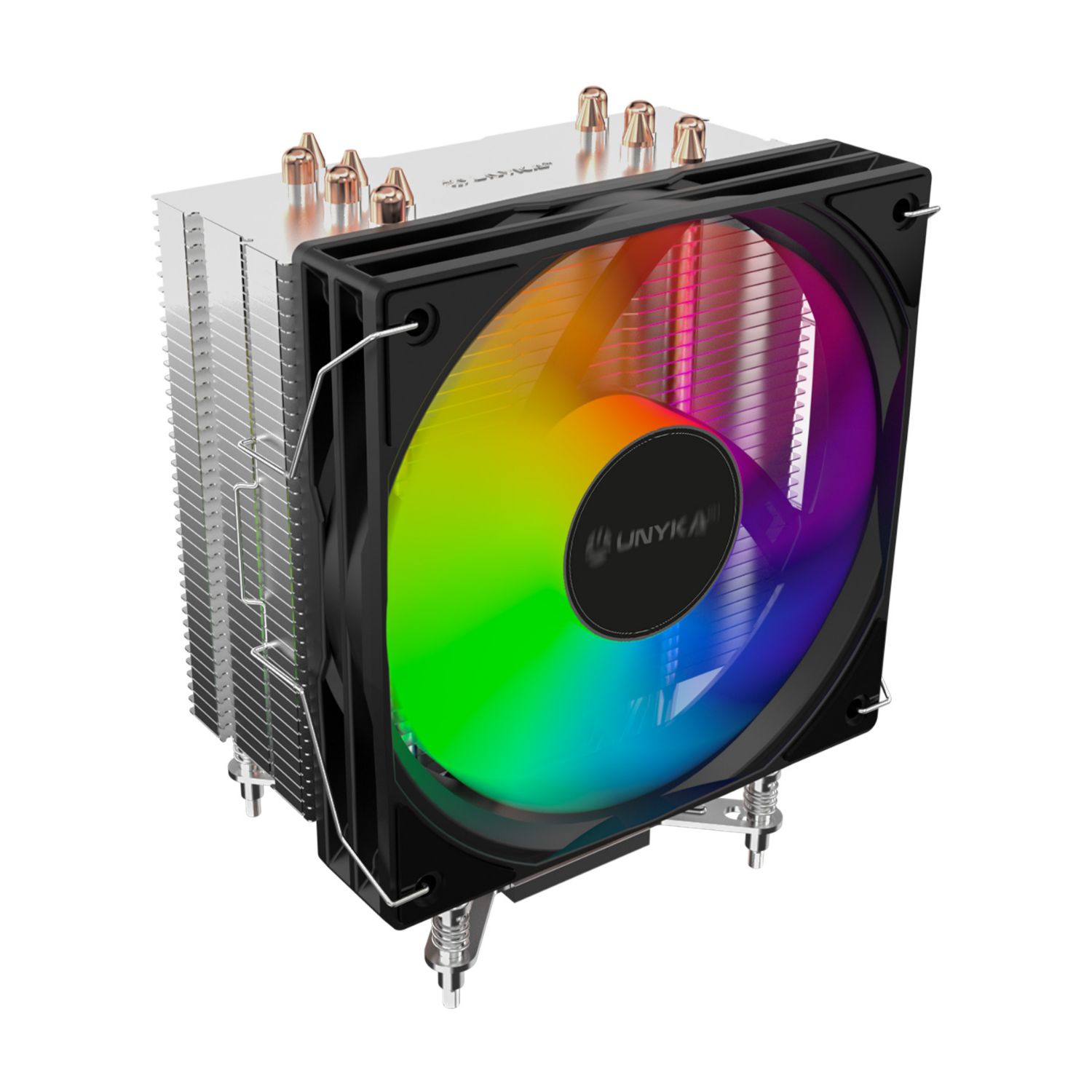 UK326002A - Ventilador CPU UNYKA UNYCOOL H61 ARGB PWM 120mm Negro/Blanco (UK326002A)