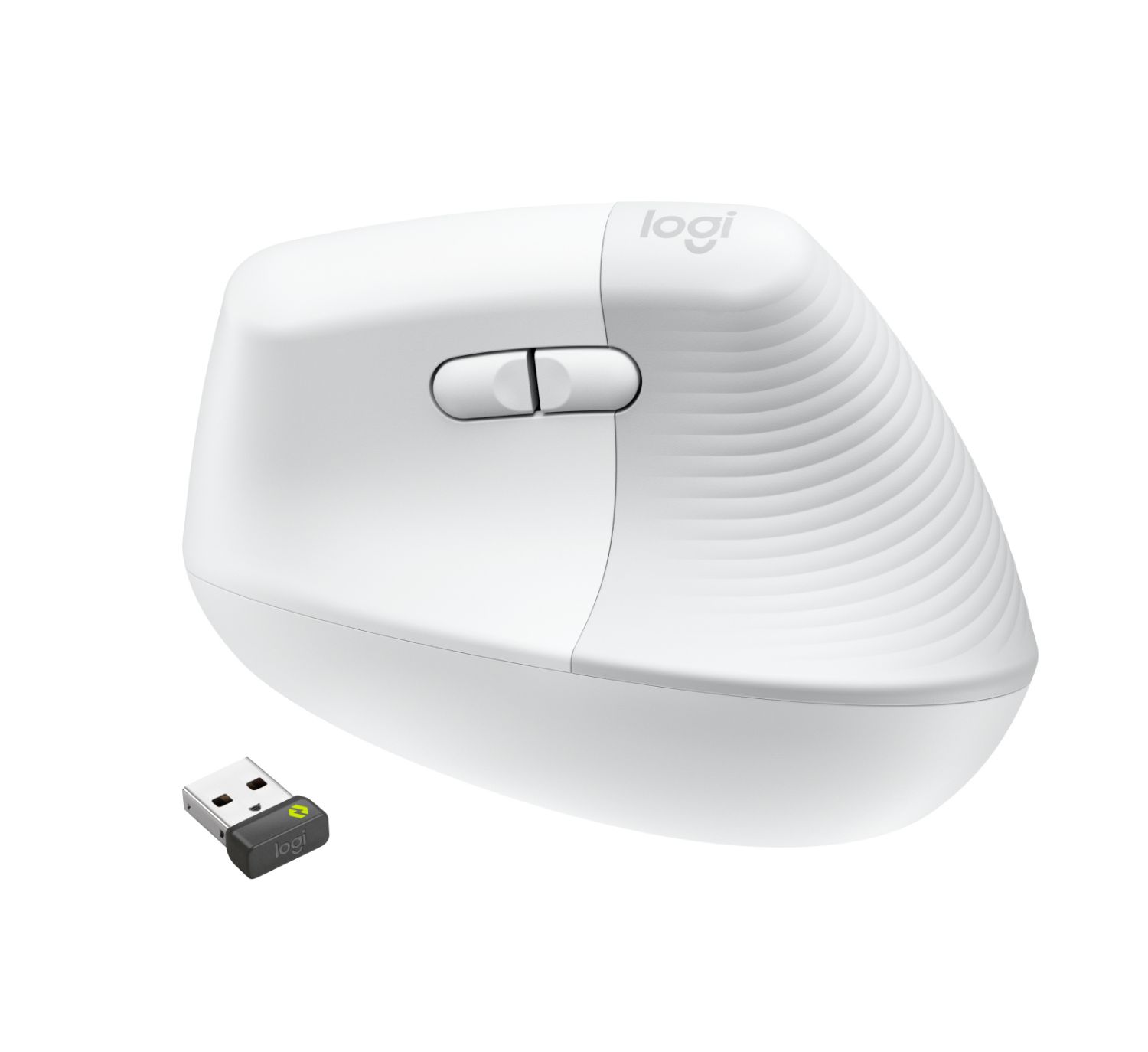 910-006496 - Rat�n Vertical Logitech Lift Ergon�mico �ptico Silencioso RF Wireless Bluetooth 4000dpi 4 Botones Blanco (910-006496)