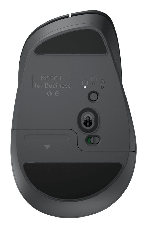 910-007704 - Rat�n Logitech Signature Comfort Plus M850 L Ergon�mico Diestro �ptico RF Wireless Bluetooth 4000dpi 6 Botones Grafito (910-007704)