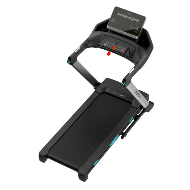 A01_EU01_122462 - Cinta de correr Cecotec DrumFit Flow IRIS: Potencia 2.5 CV Velocidad hasta 20 km/h Pantalla LCD con puls�metro Superficie de carrera 130x45 cm Inclinaci�n motorizada 15 niveles Sistema plegable magn�tico SilenceFit (A01_EU01_122462)