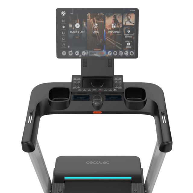 A01_EU01_122452 - Cinta de correr Cecotec DrumFit Flow Sprint Perseus+ Motor 4 CV Velocidad 22 km/h Pantalla TFT rotativa 21 pulgadas Inclinaci�n y declinaci�n -3 a +15 grados Mecanismo de autoplegado Sistema inmersivo para el hogar(A01_EU01_122452)