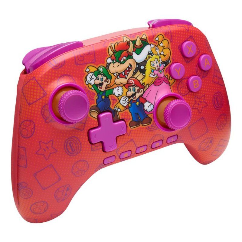 NSGP0548 - Gamepad PowerA Wireless para Nintendo Switch 2 Botones programables Dise�o ergon�mico Bater�a de 30 horas. Rosa(NSGP0548)