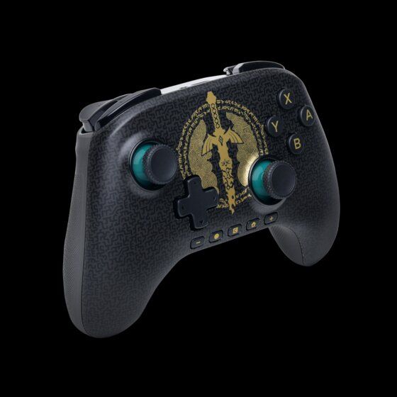 NSGP0570 - Gamepad PowerA Advantage Para consolas Nintendo Switch 2 Programa dos botones avanzados de juego sobre la marcha y accede a GameChat con el bot�n C Bater�a de 30 Horas. Incluye un cable USB-C de 3 metros. Negro(NSGP0570)