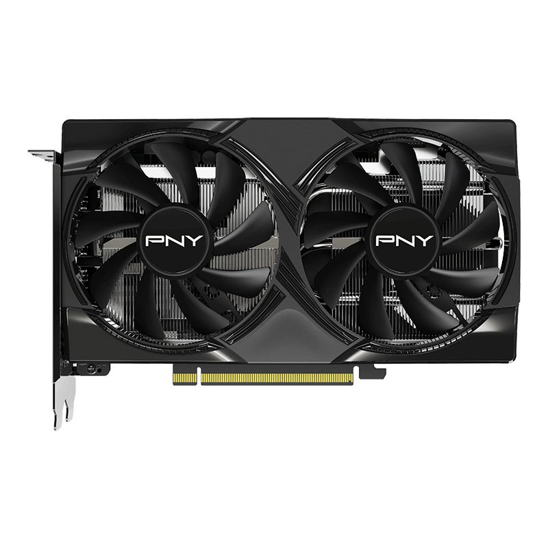 VCG50608DFXPB1 - Tarjeta grafica PNY GeForce RTX 5060 Memoria de 8 GB GDDR6 Sistema de refrigeracion Dual Fan Conexiones HDMI y DisplayPort Compatibilidad con Ray Tracing y DLSS Rendimiento optimizado para gaming y diseno grafico. Negro (VCG50608DFXPB1)