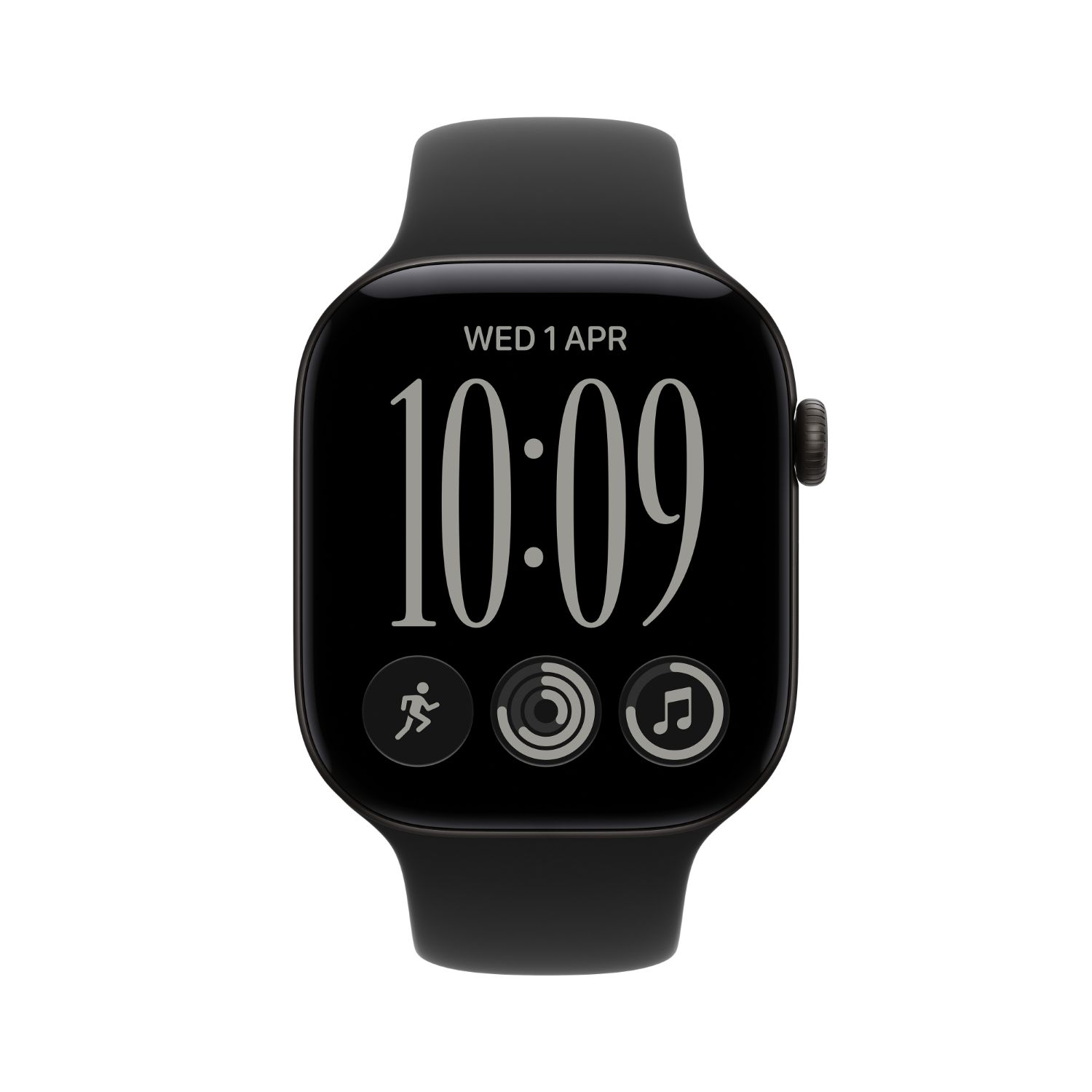 MJEA4QL/A - Smartwatch Apple Watch Serie 12 OLED Retina Digital 42mm Micr�fono/Altavoces Integrados 64Gb NFC WiFi 4 Bluetooth 5.3 GPS watchOS 27 Negro (MJEA4QL/A)