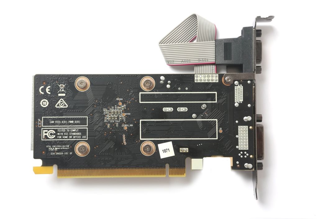 ZT-71310-10L - Tarjeta Gr�fica Zotac Nvidia GeForce GT 710 2Gb GDDR3 1xVGA 1xDVI-D 1xHDMI PCIe 2.0 Low Profile OpenGL 4.5 DirectX 12.0 (ZT-71310-10L)