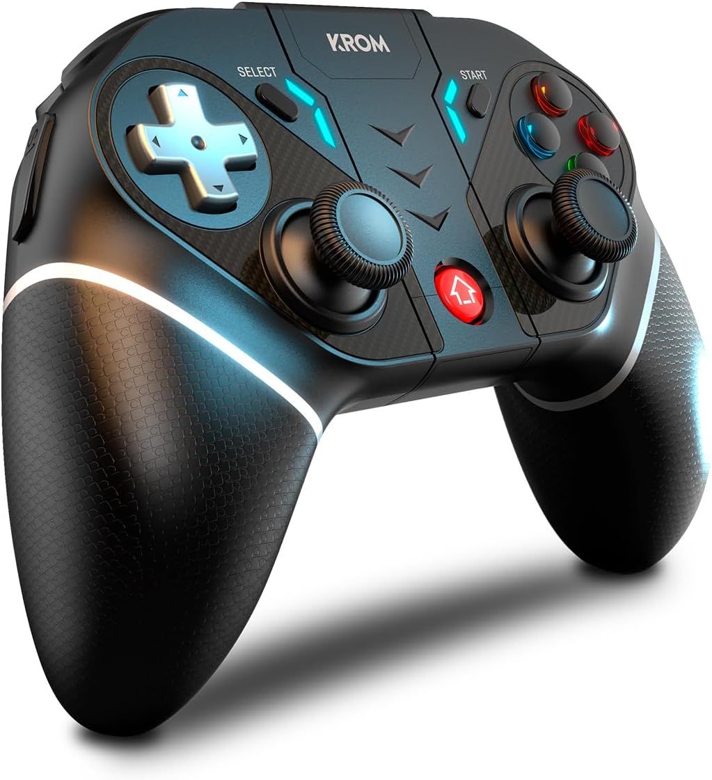 NXKROMKXL - GamePad KROM Kexal Wireless Bluetooth 23 Botones Multiplataforma Negro (NXKROMKXL)