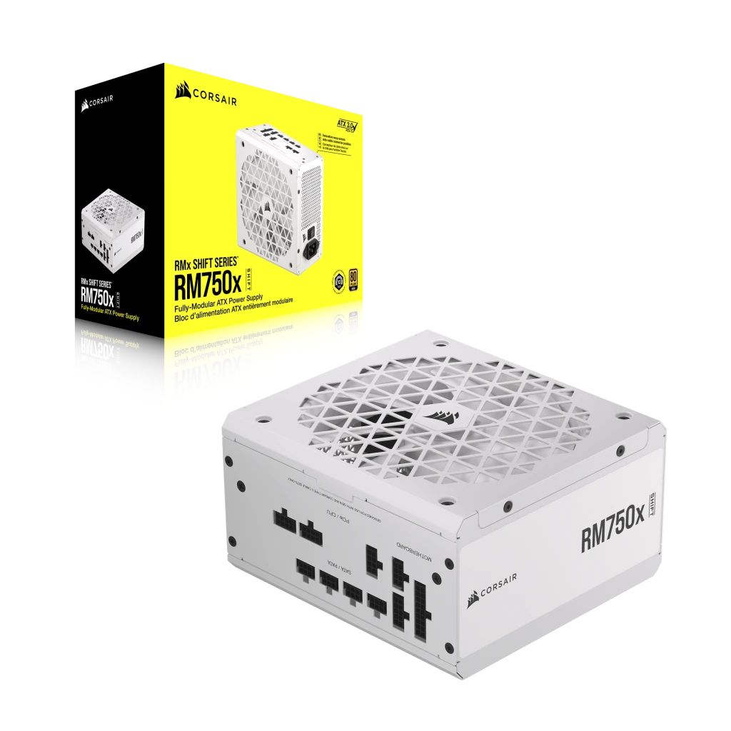 CP-9020273-EU - Fuente Corsair ATX 3.1 750W RM750X Full Modular 80+ Gold Blanca (CP-9020273-EU)