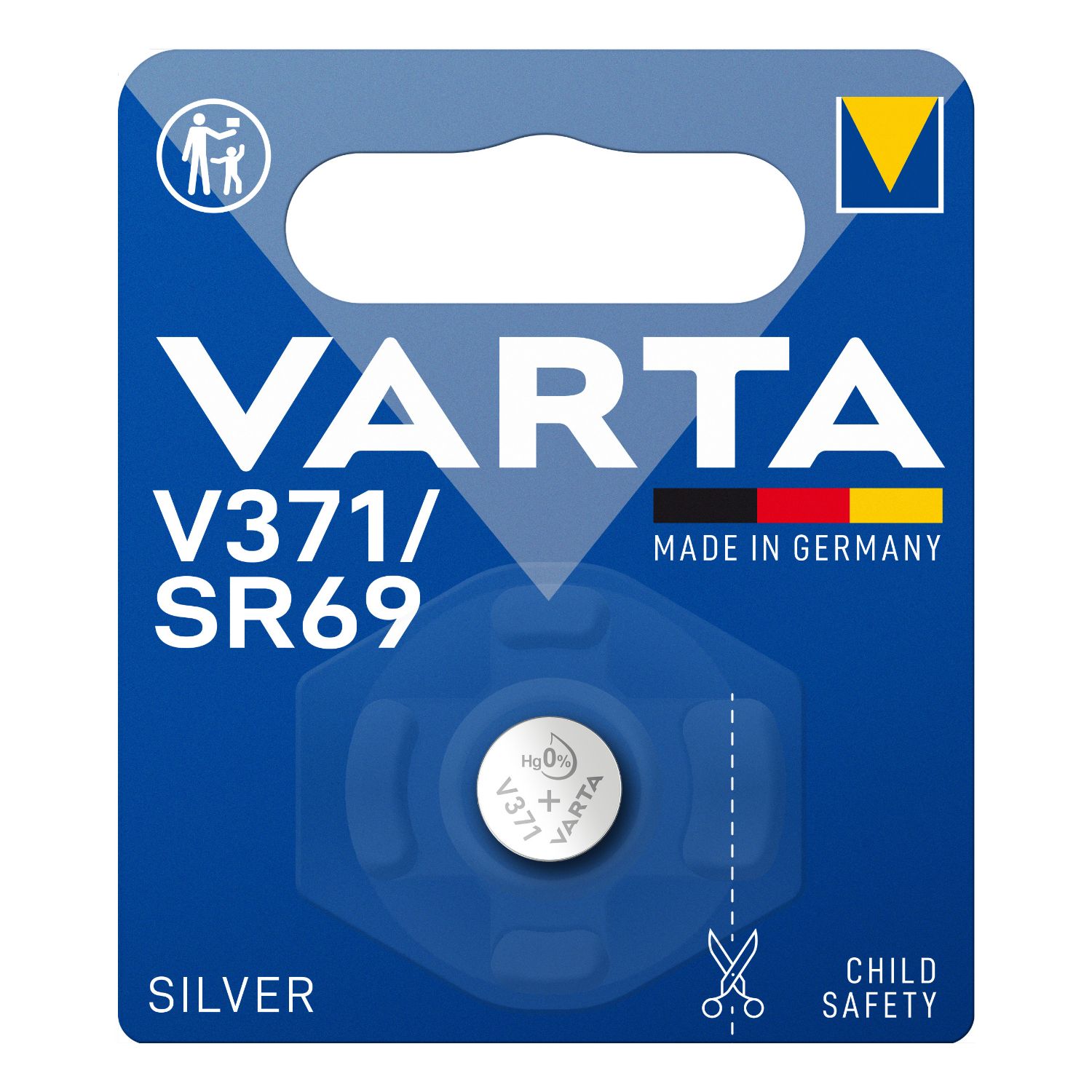 00371101401 - Pila de Bot�n Varta V371 BLI SR920SW 1.5V Blister Plata (00371101401)