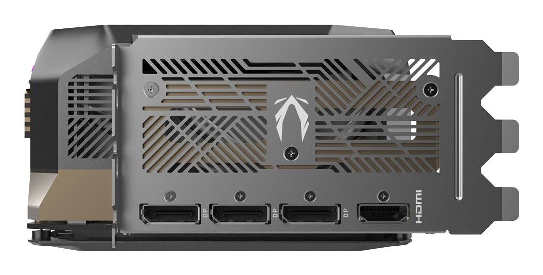 ZT-B50800B-10P - Tarjeta Gr�fica Zotac Gaming GeForce RTX 5080 AMP Extreme Infinity 16Gb GDDR7 RGB 3xDP 2.1a 1xHDMI 2.1b OpenGL 4.6 DirectX 12 Ultimate (ZT-B50800F-10P)