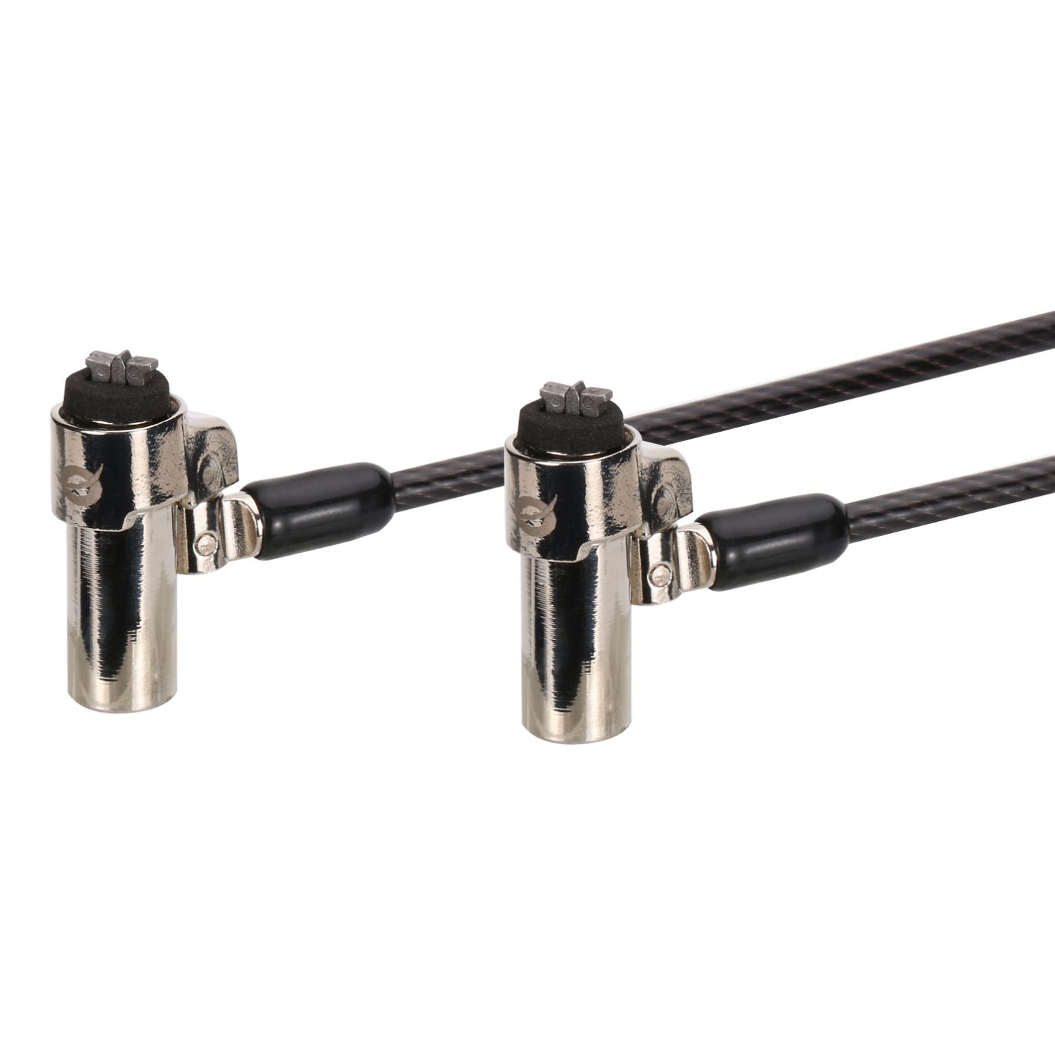 CUSTODIO02BNTM - Cable de Seguridad Conceptronic CUSTODIO02BNTM Doble Cabezal Nano Slot con Llave Compatible Llave Maestra. Negro (CUSTODIO02BNTM)