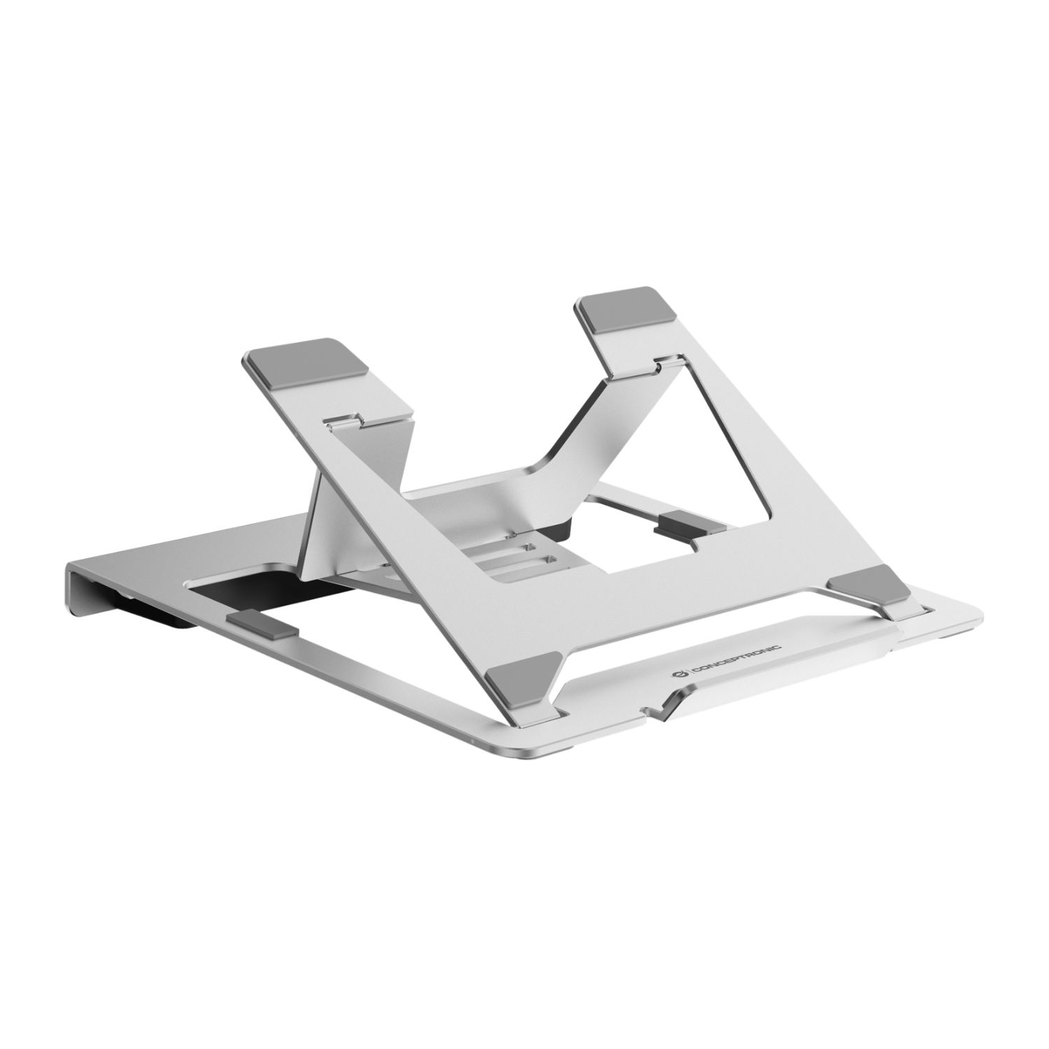 DONN35S - Docking Station USB-C con Soporte para port�til Conceptronic DONN35S HDMI 4K USB-A 3.0 RJ45 Power Delivery 100W Gris (DONN35S)