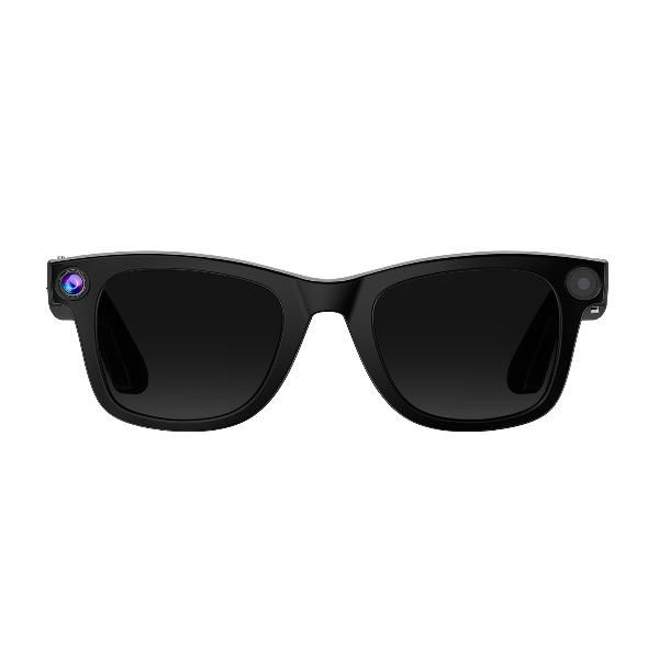 NXSGGLASSESAI - Gafas Inteligentes NILOX con c�mara integrada, inteligencia artificial, audio �Open Ear�, micr�fono integrado y lentes de PC con protecci�n contra la luz azul y UV400. Negro (NXSGGLASSESAI)