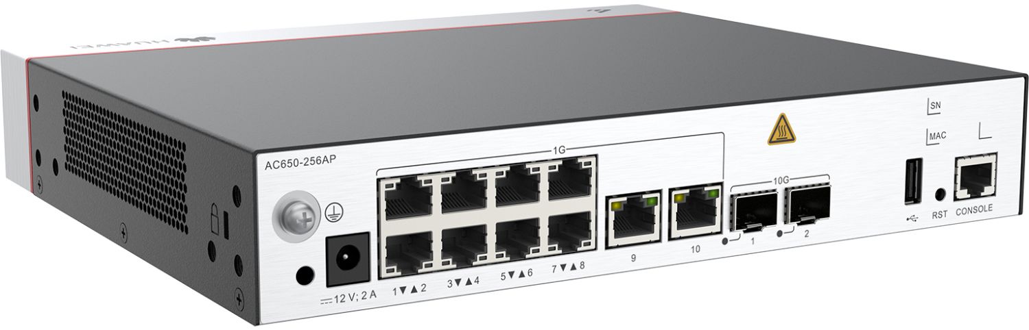 02355NCH - Controlador Huawei AC650-256AP 10xRJ45 2xSFP+ Ethernet GbE Gris (02355NCH)