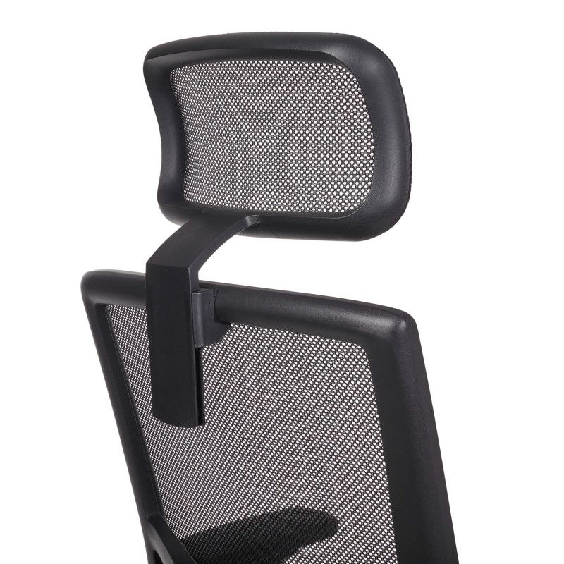 100146199 - SILLA FELLOWES ERGON�MICA ELEGANZA. Respaldo reclinable PLUS. Respaldo con soporte lumbar ajustable. Reposacabezas integrado. Reposabrazos acolchados en 2D. Negro (100146199)