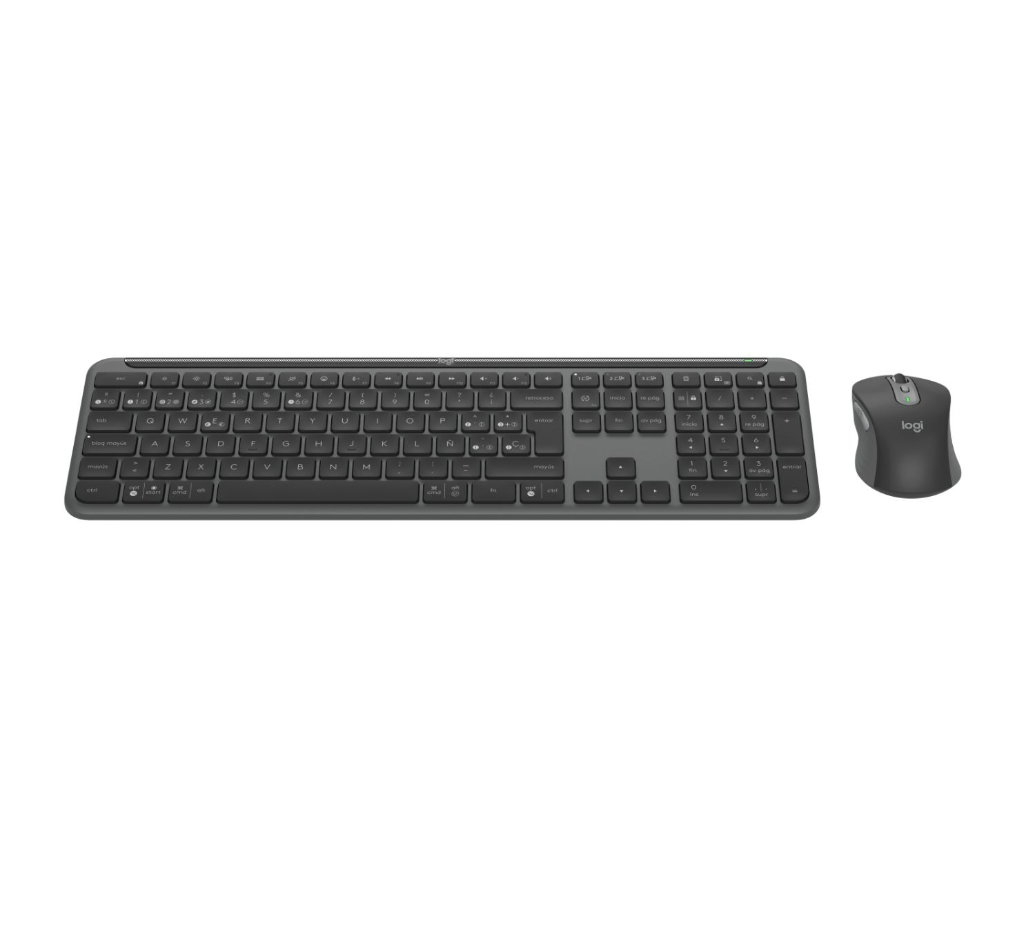 920-012486 - Kit Teclado + Rat�n Logitech MK950 RF Wireless/Bluetooth Grafito (920-012486)