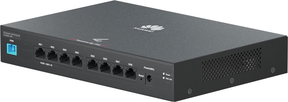 02233UWQ - Terminal de L�neas �pticas Huawei OptiXstar F200D-8P 1xGPON 8xRJ45 Ethernet LAN GbE Negro (02233UWQ)