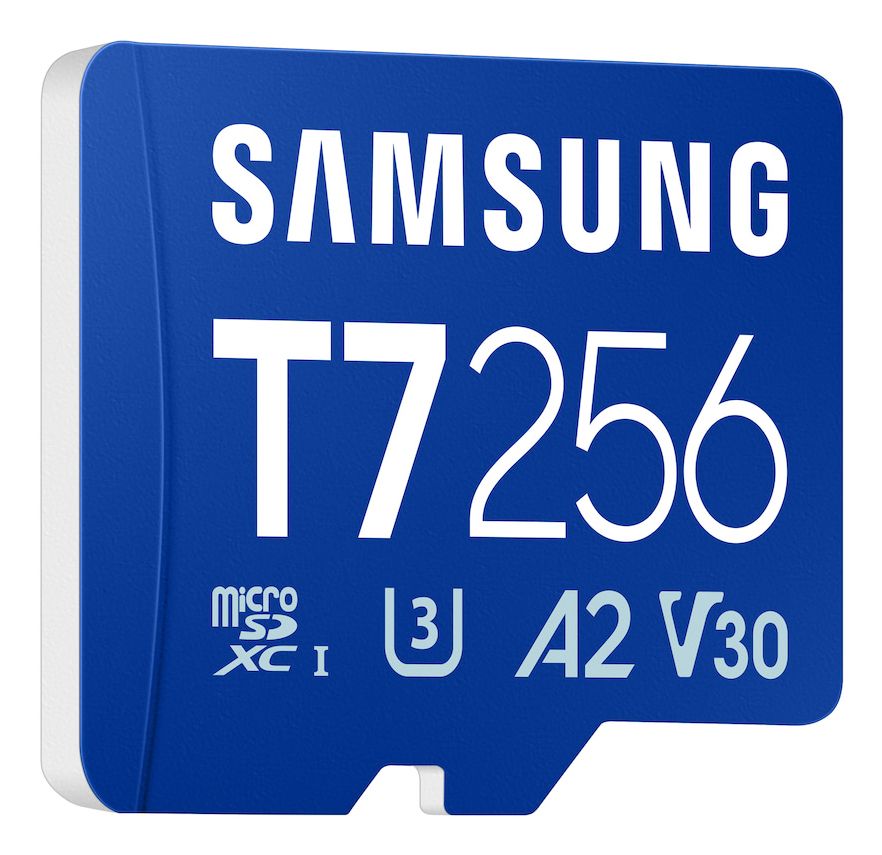 MB-MB256T/WW - Tarjeta Memoria Samsung Micro SDXC T7 256Gb UHS-I Class 3 (U3) V30 Lectura 170 Mb/s Azul (MB-MB256T/WW)