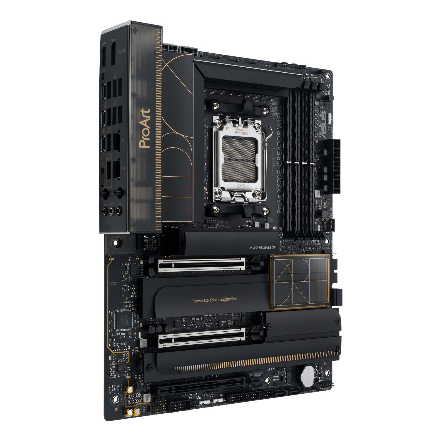 90MB1IG0-M0EAY0 - Placa base ASUS ProArt X870E-Creator WiFi 4DDR5 HDMI 2.1 x2USB4 Tipo-C ATX. Compatible con los procesadores AMD Ryzen para socket AM5(90MB1IG0-M0EAY0)