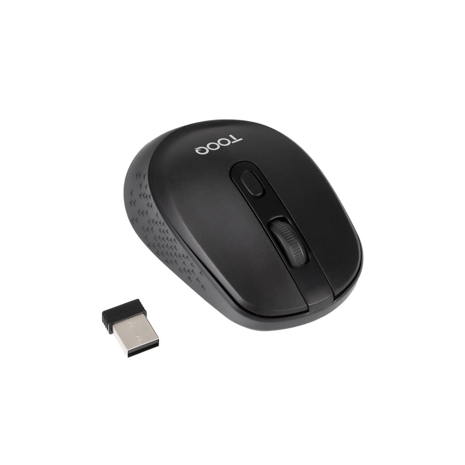 TQMW-1101-B - Rat�n TooQ Diestro �ptico RF Wireless 1600dpi 4 Botones Negro (TQMW-1101-B)