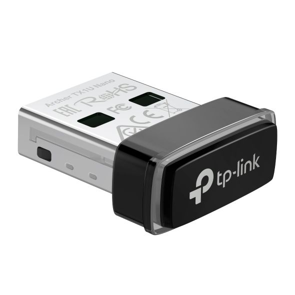 Archer TX1U Nano - Adaptador TP-Link Nano AX300 USB 2.0 Antena Interna Negro (Archer TX1U Nano)