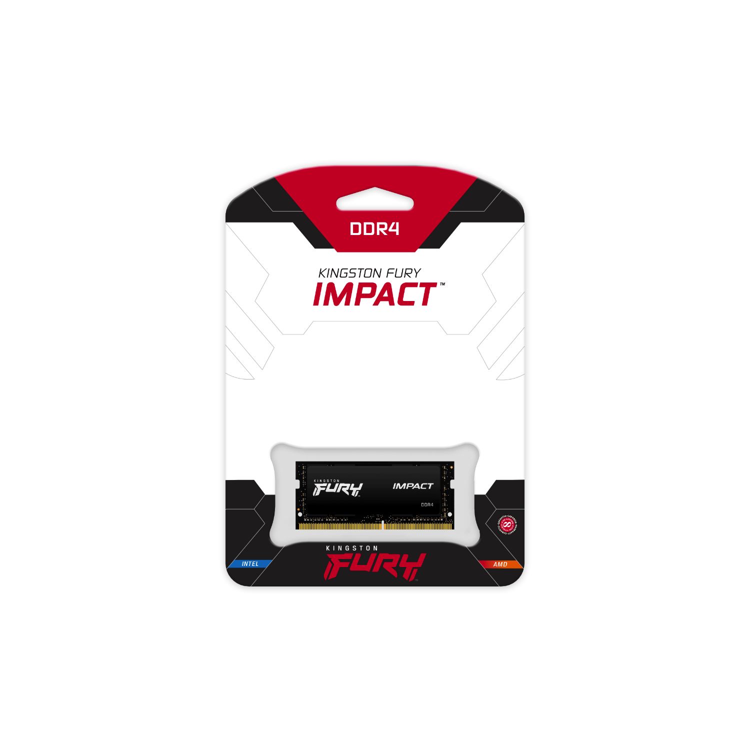 KF432S20IB/32 - M�dulo Kingston Fury Impact DDR4 16Gb 3200 MT/s 260-pin Sodimm CL20 1.2V (KF432S20IB/32)