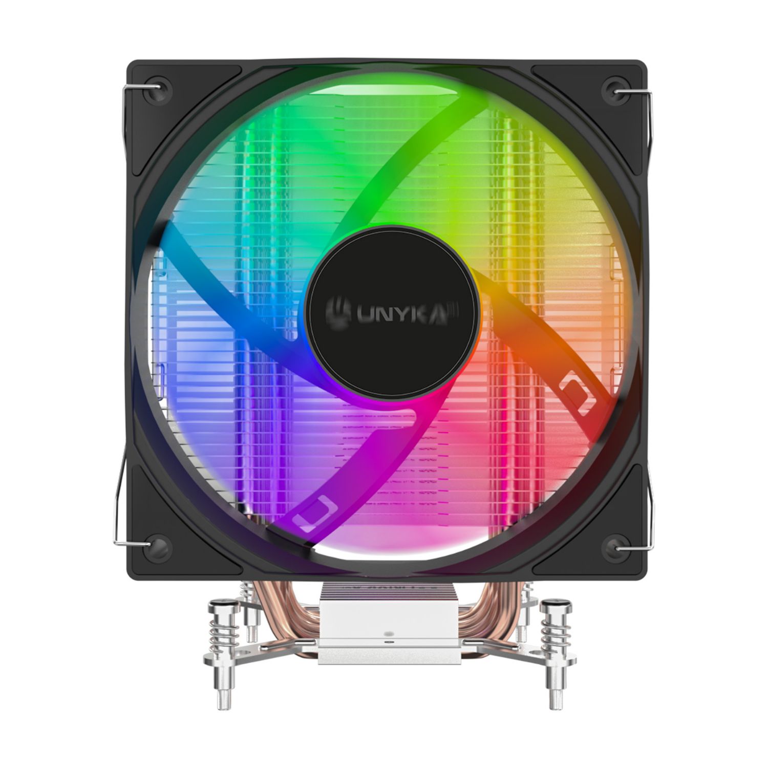 UK326002A - Ventilador CPU UNYKA UNYCOOL H61 ARGB PWM 120mm Negro/Blanco (UK326002A)
