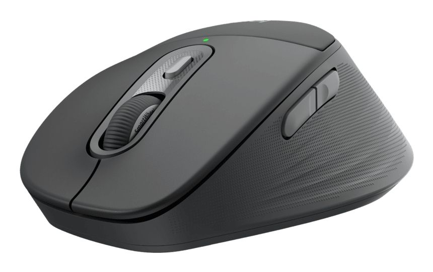 910-007704 - Rat�n Logitech Signature Comfort Plus M850 L Ergon�mico Diestro �ptico RF Wireless Bluetooth 4000dpi 6 Botones Grafito (910-007704)