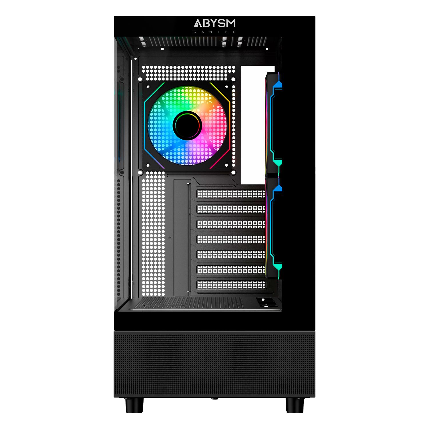 AB123018 - Caja Abysm Danube Sava H400 Prime Panel Lateral de Cristal Templado ARGB 2xUSB-A 3.0 1xUSB-C 3.1 ATX ITX mATX Negra (AB123018)