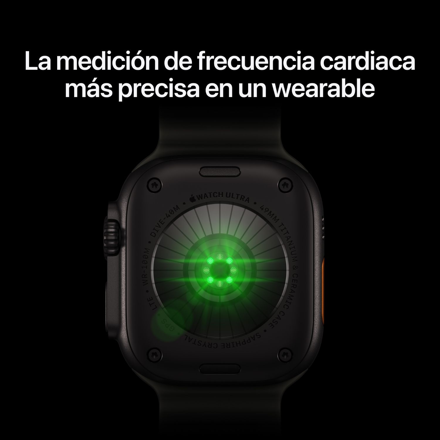 MJAD4QL/A - Smartwatch Apple Watch Ultra 4 OLED Retina Digital T�ctil Color 49mm Micr�fono/Altavoces Integrados 64Gb NFC WiFi 4 Bluetooth 5.3 GPS 5G watchOS 27 Cuerpo Titanio Correa Silicona Gris (MJAD4QL/A)