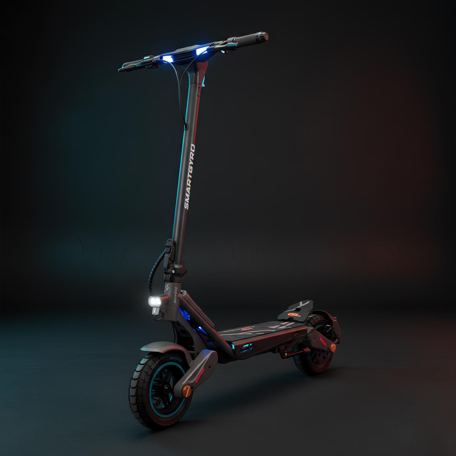 SG27-586 - Patinete El�ctrico SmartGyro Rockway GTS 1000W 10? Velocidad M�x. 25 Km/h Autonom�a 75 Km APP Homologado DGT Negro (SG27-586)