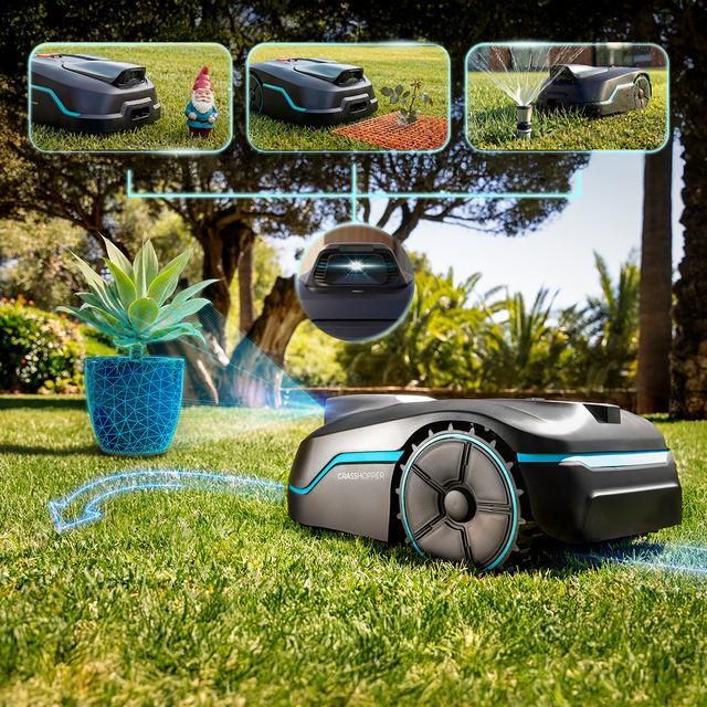 A01_EU01_123035 - Robot Cortac�sped CECOTEC Conga GrassHopper 800 ProAI sin Cables Reconocimiento de Objetos con C�mara Control mediante APP (A01_EU01_123035)