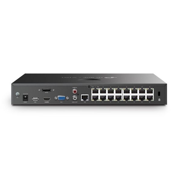 NVR2016H16MP - Grabador NVR TP-Link VIGI NVR2016H-16MP Videovigilancia IP de 16 canales 2 SATA Soporte PoE+ Integracion sencilla Gestion centralizada Salida de video HD (VIGI NVR2016H-16MP)