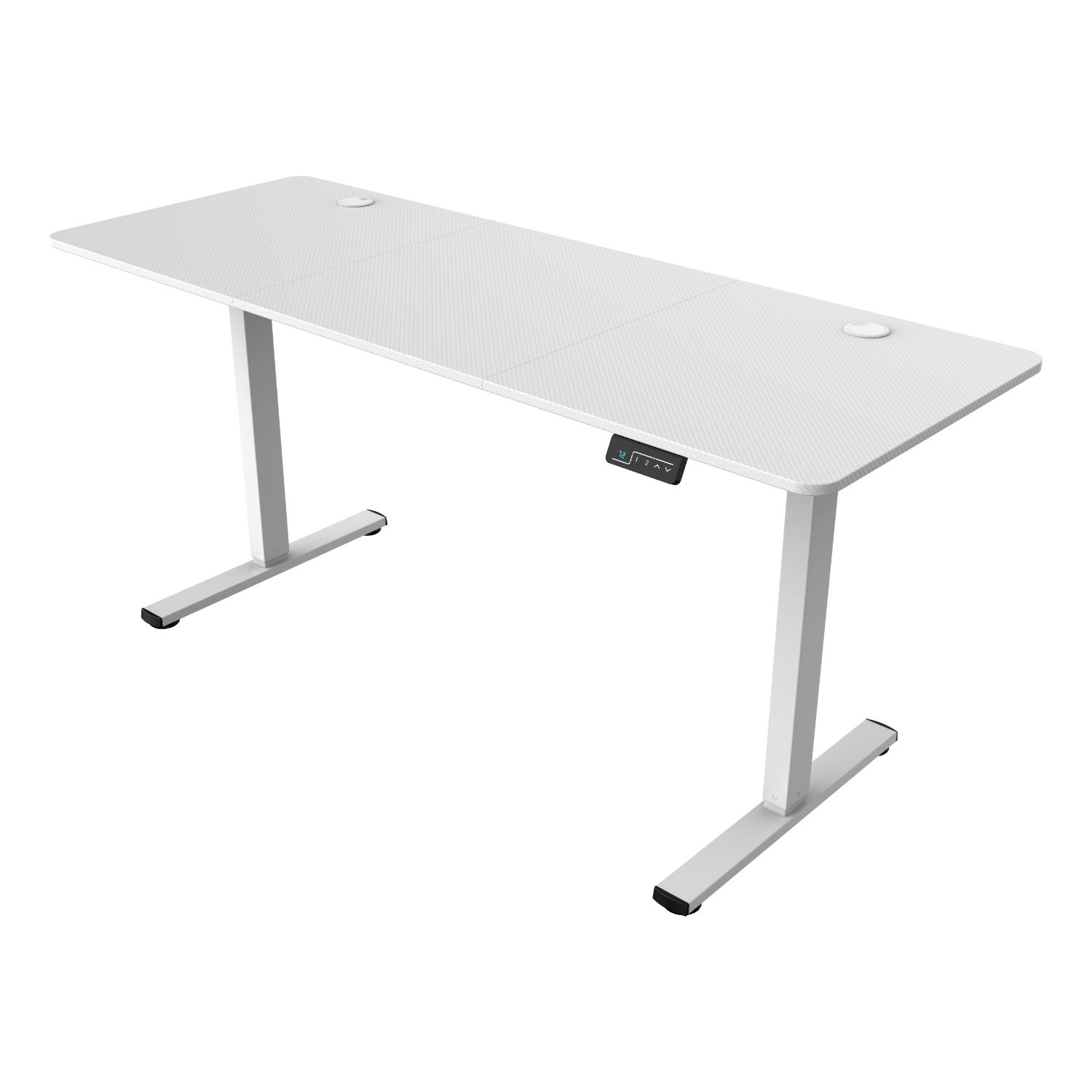 MGDERGOPRO160W - Mesa Mars Gaming 160x60x75cm El�ctrica Pasacables Gancho para Auriculares Blanca (MGDERGOPRO160W)