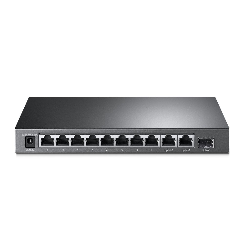 TL-SG1210MP - Switch TP-Link 9xRJ45 1xSFP Ethernet GbE PoE+ Negro (TLSG1210MP)