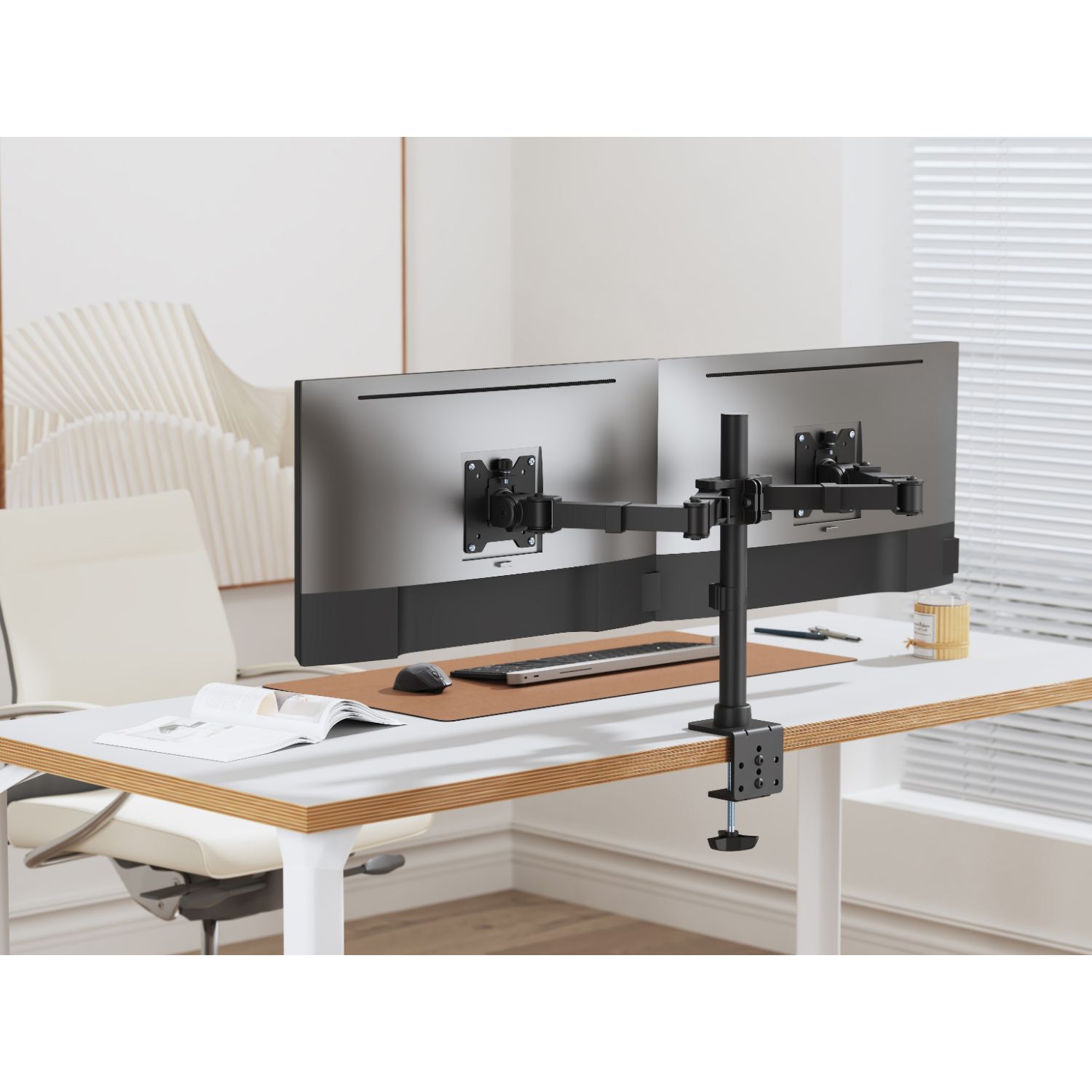EQ650177 - Soporte de Mesa EQUIP 2 Pantallas 17